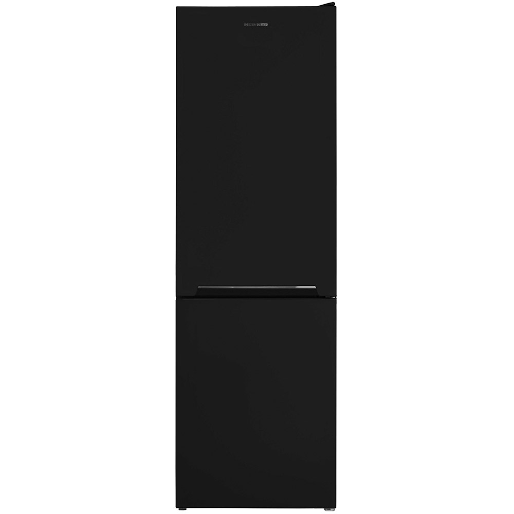Combina frigorifica Heinner HCNF-V291BKF+, 294 l, No Frost Multicooling, Freezer Shield, Iluminare LED, Functie ECO, H 186 cm, Negru