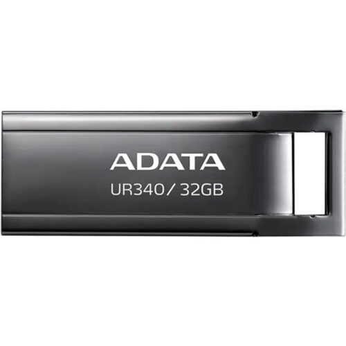 Memorie USB ADATA UR340, 32GB, USB 3.2, Black metalic