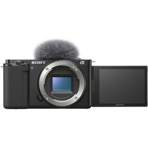 Aparat foto Mirrorless Sony Alpha ZV-E10, 24.2MP, 4K, Body, Negru, ZVE10BDI.EU