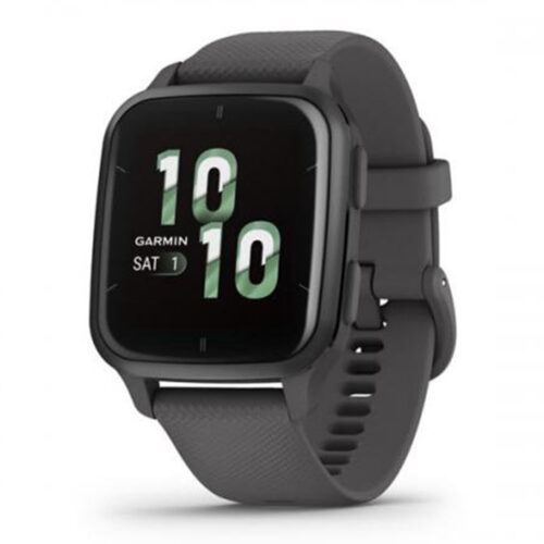 Ceas Smartwatch Garmin Venu SQ2, 1.41 inch, Curea Silicon, Slate Bezel Shadow, 010-02701-10