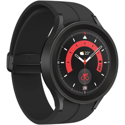 Ceas smartwatch Samsung Galaxy Watch5 Pro, 45mm, BT, Black Titanium, SM-R920NZKA
