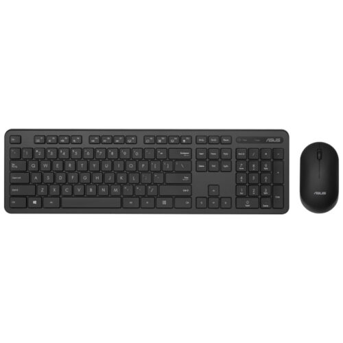 Kit Tastatura si Mouse Asus W2500, Wireless 2.4GHz, 1000dpi, Negru, 90XB0700-BKM020