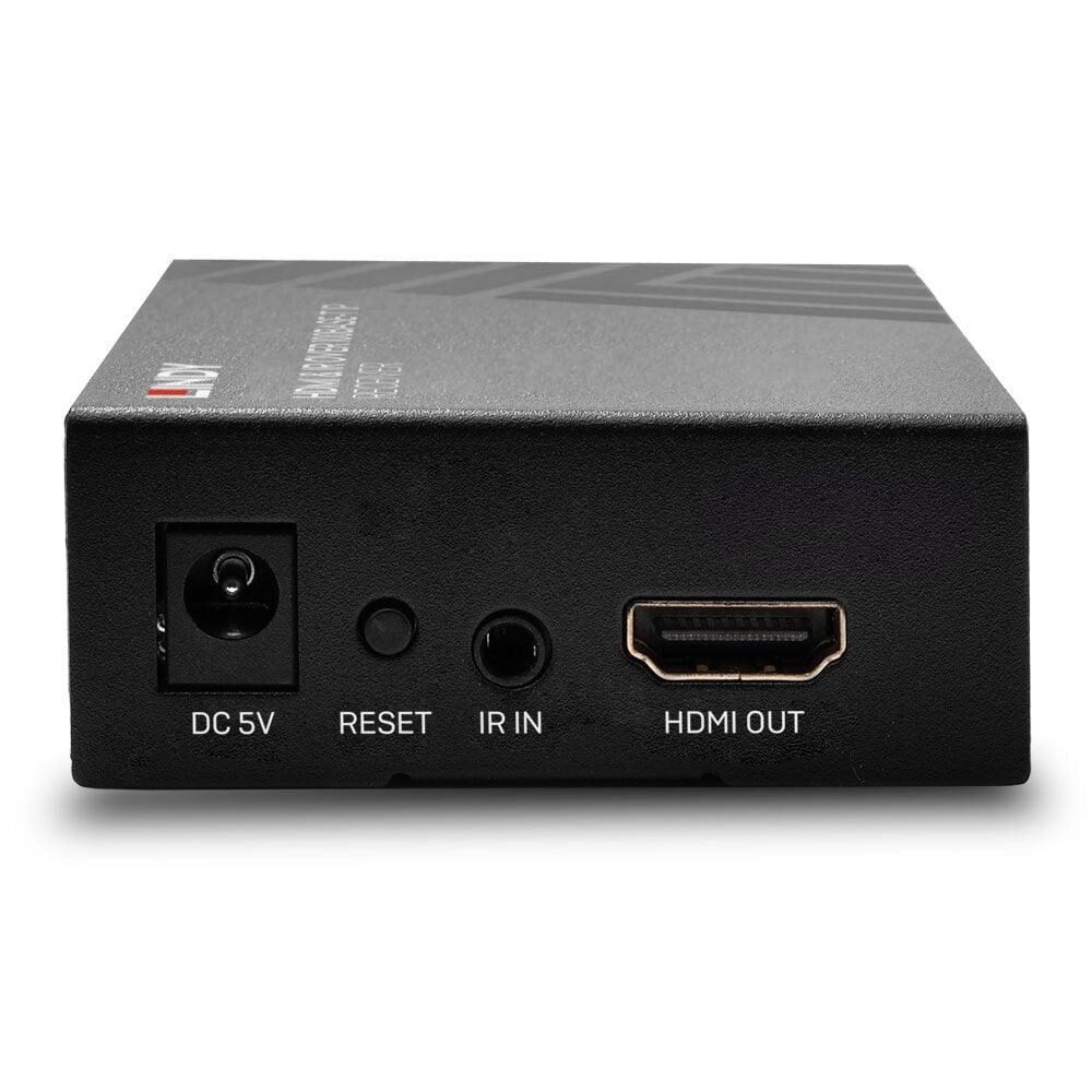 scalable solution for developing 1-to-many or many-to-many installations Supports resolutions up to 1920x1080@60Hz 4:4: 4 8bit Supports IR extension