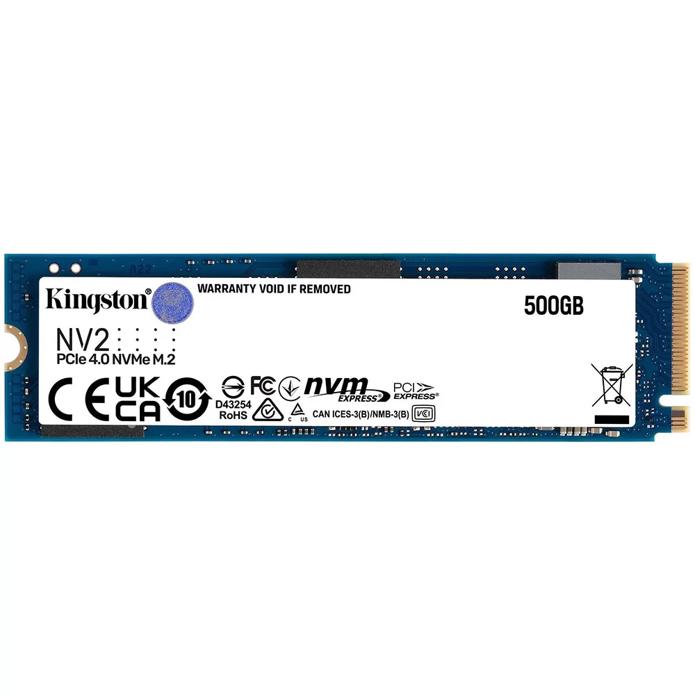 SSD M2 Kingston SNV2S, 500GB, PCI Express 3.0 x 4 NVMe, M.2 2280, SNV2S/500G