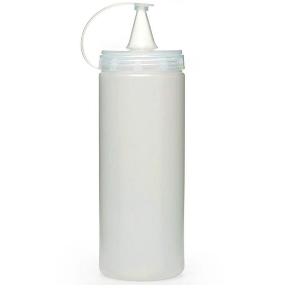 Sticla Dispenser pentru Sosuri Heinner Chef Line Cooking, 700ml, Transparent, HR-GMP-0700T