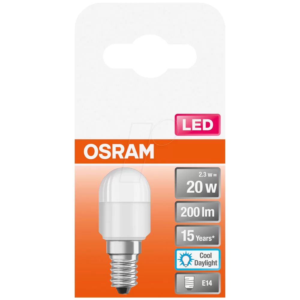 Bec LED Osram, E14, 2.3W, 220-240V, lumina rece, 200 lumeni, 000004058075432789