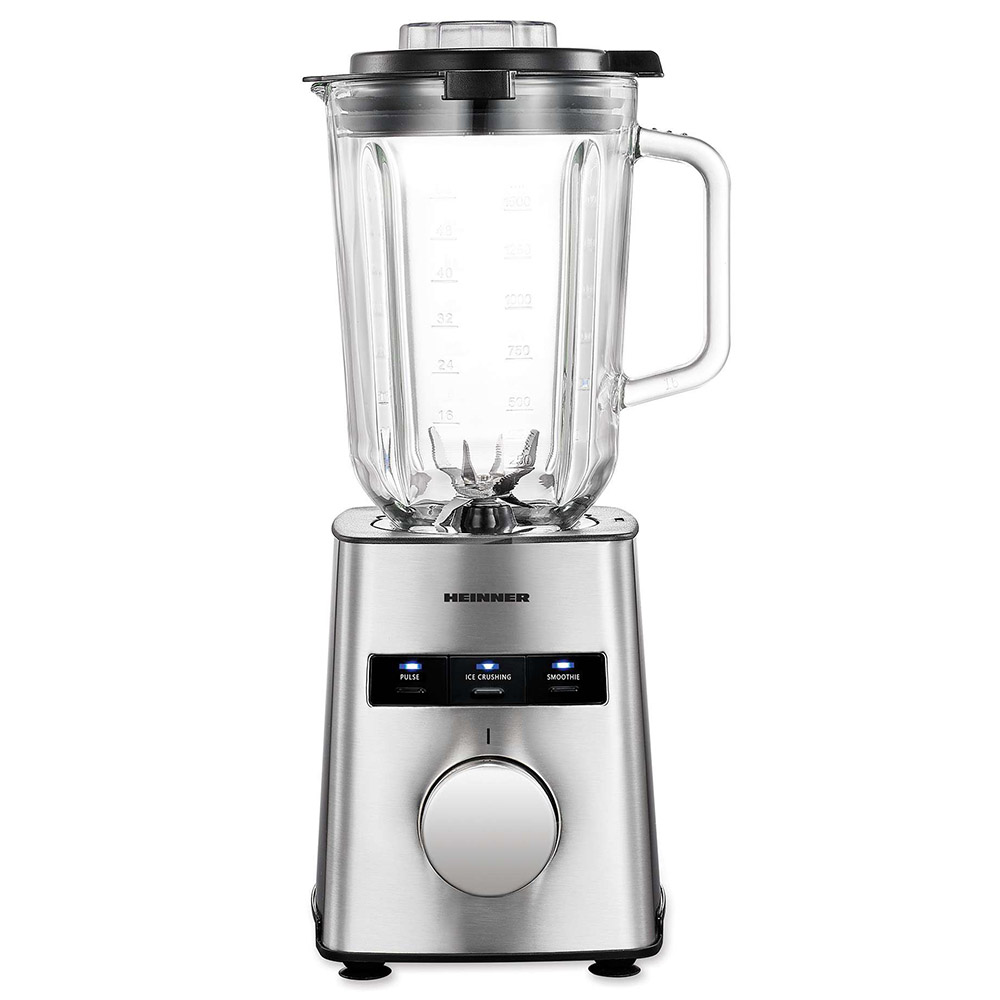 Blender de masa Heinner Avallon 800 HBL-HE800SS, 800W, Bol sticla 1.5L, Carcasa inox