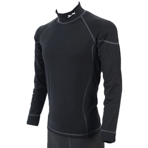 Bluza termica barbati Bars Fullguard, pentru sporturi de iarna, termoreglare, marimea L, negru, TBFULGBL
