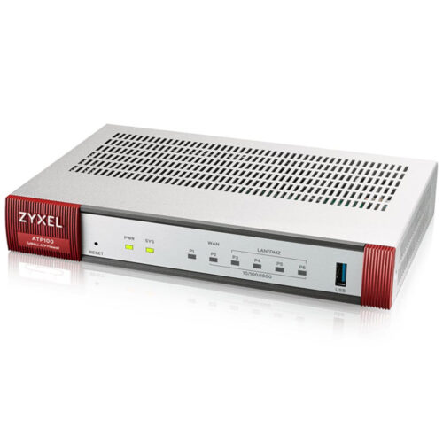 Firewall Zyxel ATP100 V2, 1 x WAN, 3 x LAN/DMZ, 1 x Opt, 1 x USB 3.0, ATP100-EU0112F