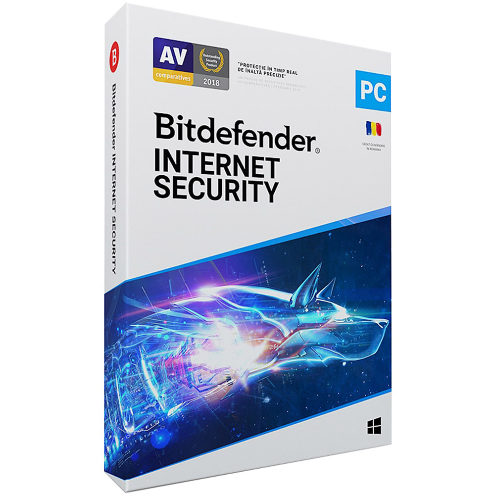 Licenta retail Bitdefender Internet Security, 2 ani, 1 dispozitiv, New, IS03ZZCSN2401BEN