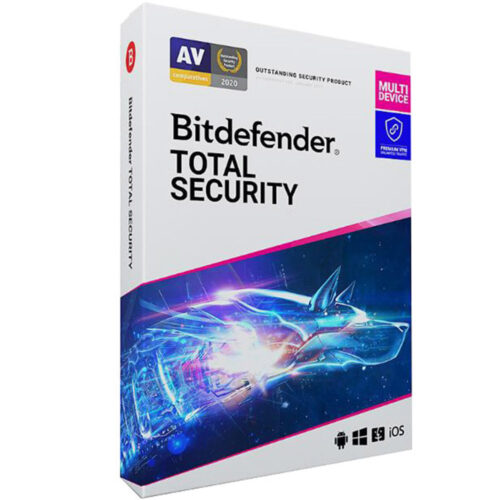 Licenta retail Bitdefender Total Security + Premium VPN, 1 an, 10 dispozitive, New, BTSVZZCSN1210BEN