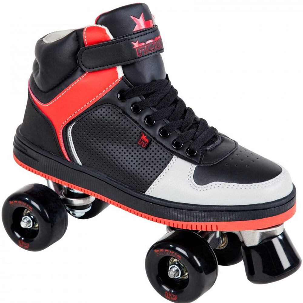 Role copii Rookie Hype Hi Top Trainer, marimea 35, Negru, RKE-SKA-2052