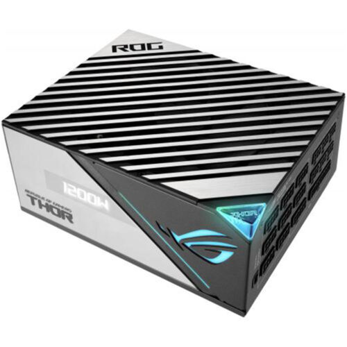 Sursa Asus ROG-THOR-1200P2 Gaming, 1200 W full-modulara, Display OLED, Platinum 80Plus, PFC Activ