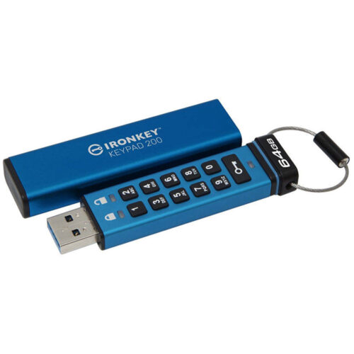 USB Flash Drive Kingston 64GB IronKey Keypad 200, IKKP200/64GB