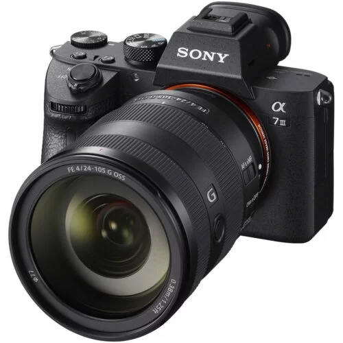 Aparat foto Mirrorless Sony Alpha A7III, 24.2 MP, Full-Frame, E-Mount, 4K HDR, 4D Focus, Wi-Fi, NFC, Obiectiv SEL24105G, ILCE7M3GBDI.EU