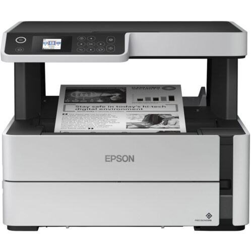 Imprimanta multifunctionala Inkjet Monocrom Epson EcoTank M2170, Duplex, Wireless, Retea, A4, C11CH43402 - Resigilat