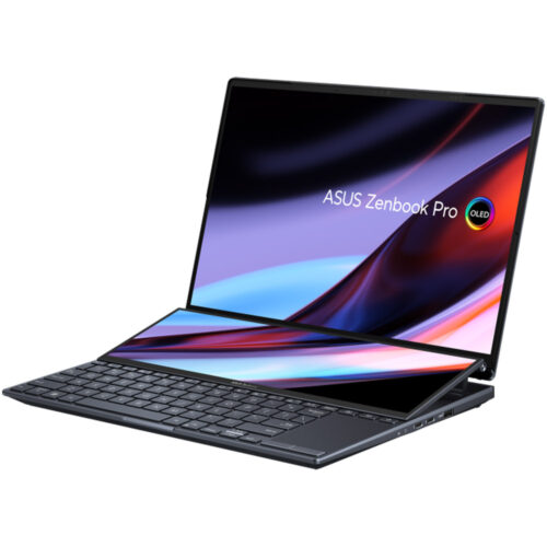 Laptop Asus ZenBook ProDuo, UX582ZW-H2008X, 15.6 inch, 4K, OLED, i9-12900H, 32GB RAM, 1TB SSD, NVIDIA GeForce RTX 3070 Ti, Windows 11 Pro