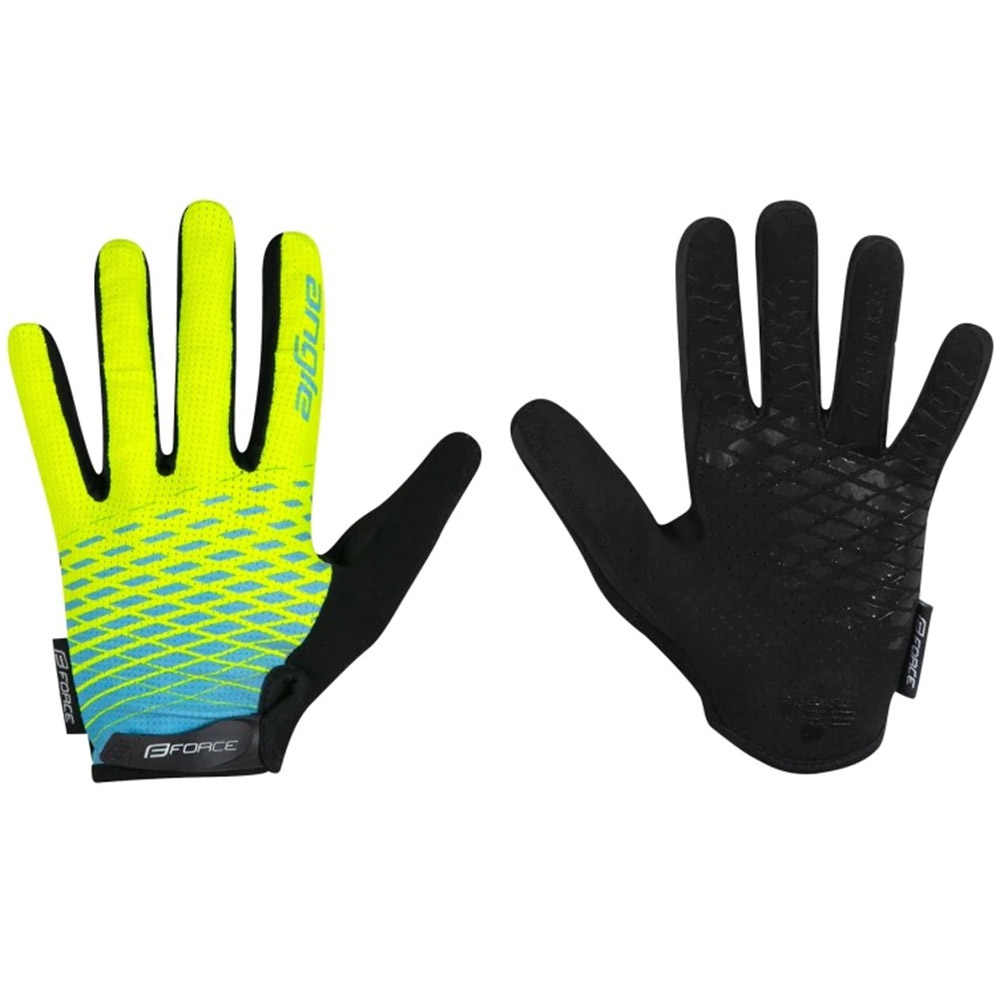 Manusi Pegas Force MTB Angle, Fluo si Albastru, XL, FRC905720-XL