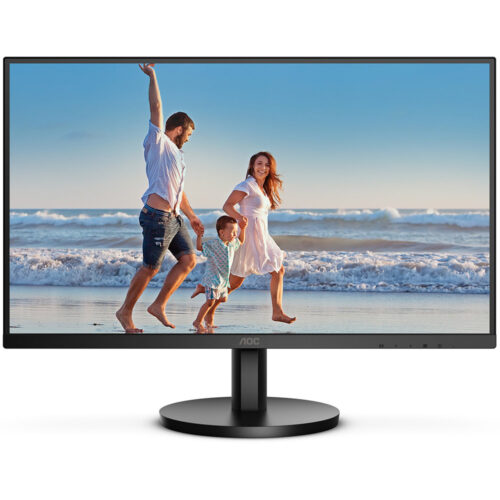 Monitor WLED VA AOC Q27B3MA, 27 inch, QHD, 75Hz, 4 ms, Adaptive Sync, Low Blue Light, Flicker Free, VESA, HDMI, DisplayPort, Negru