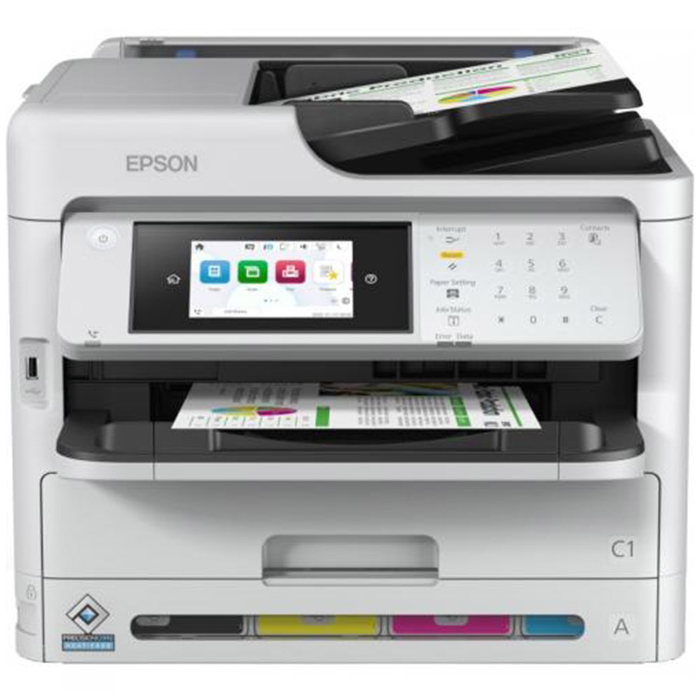 Multifunctional inkjet color Epson WorkForce Pro WF-C5890DWF, A4, USB, Senzor CISS, C11CK23401