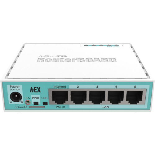 Router Mikrotik RB750GR3, 5 Port Gigabit, 256 MB, 5W