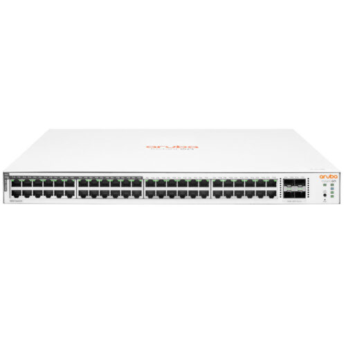 Switch Aruba Instant On 1830 JL815A, 48 Porturi, Gigabit, PoE+, 4SFP, 370W, Compliant Managed Network Switch