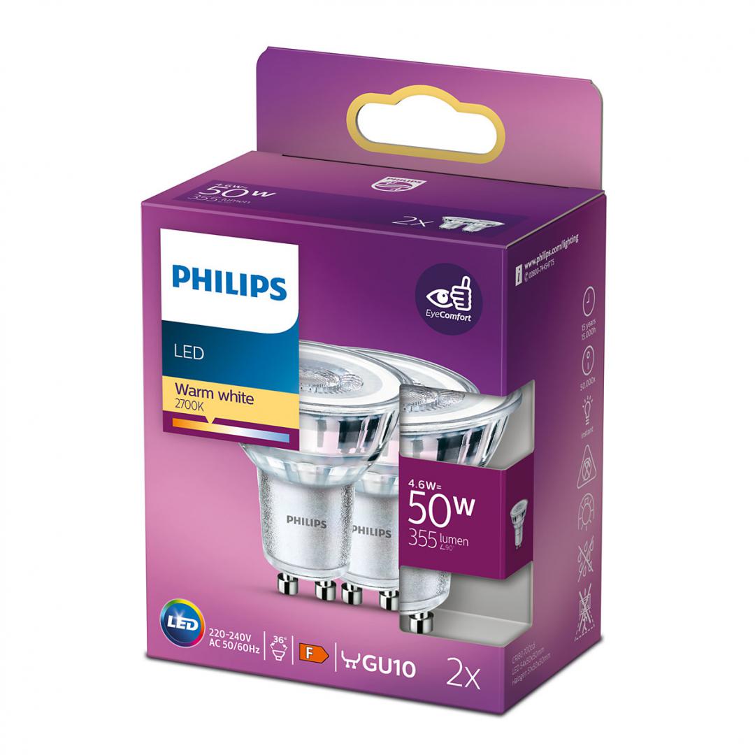 2 Becuri LED Philips Classic Spot