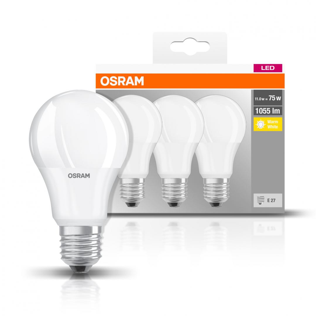 3 Becuri LED Osram Base Classic A