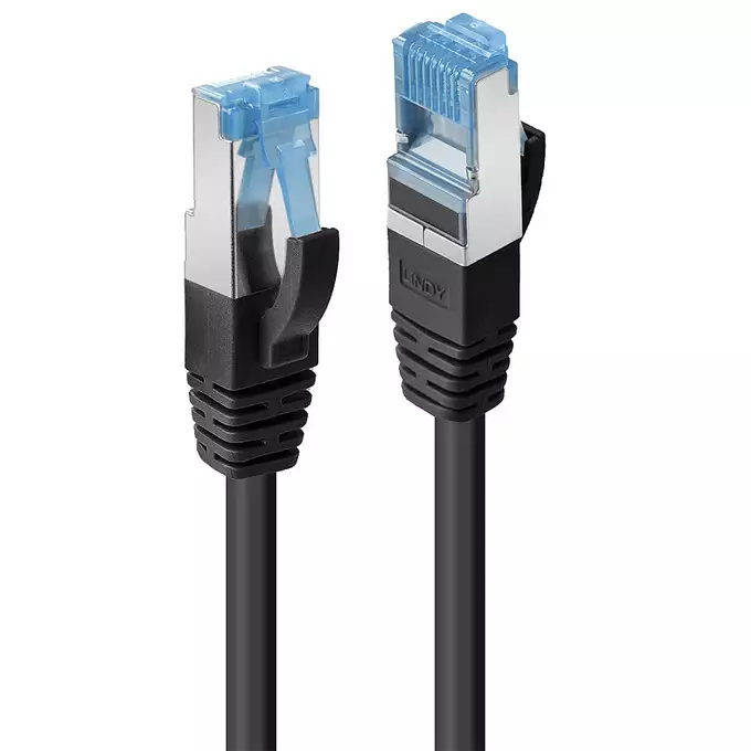 Cablu Lindy 1m Cat.6A S/FTP LSZH Network Cable