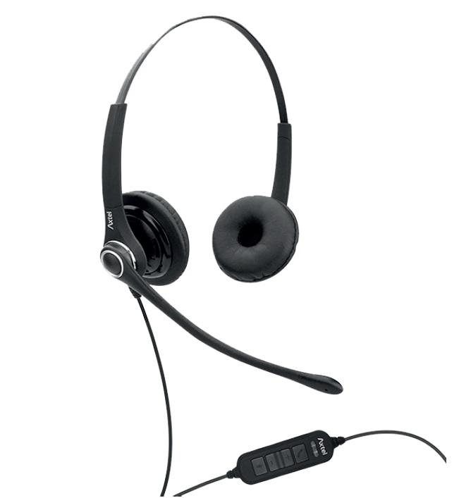Casti cu microfon Axtel PRO MS XL duo NC