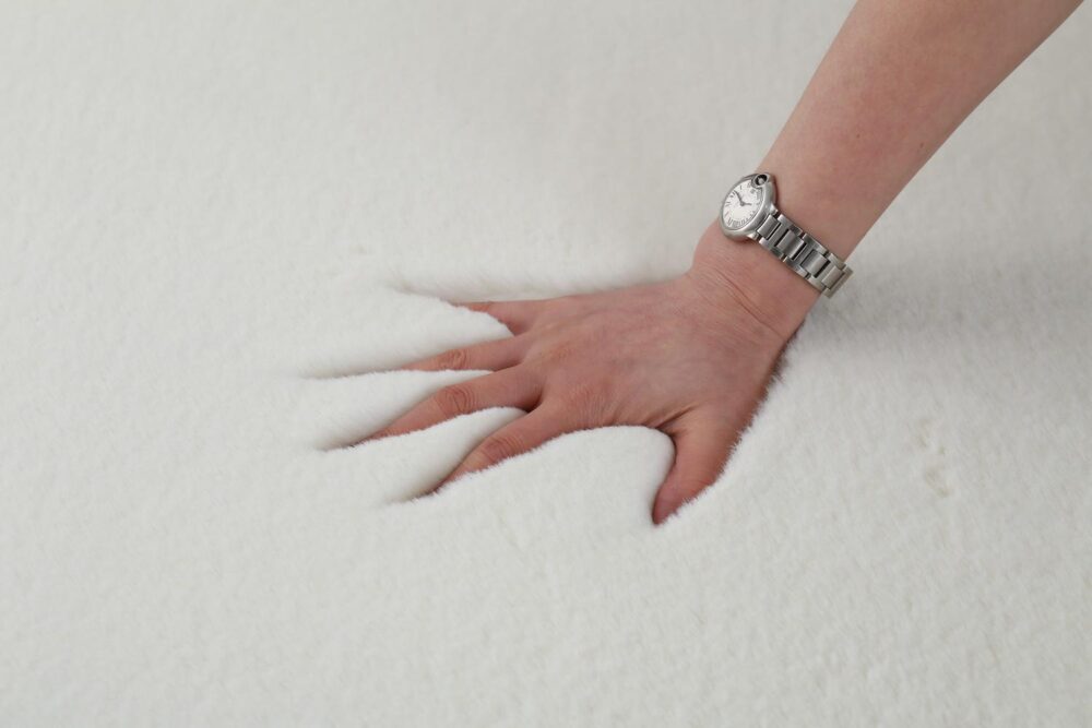 Covor Heinner Shaggy soft blanita Alb 200x300 cm