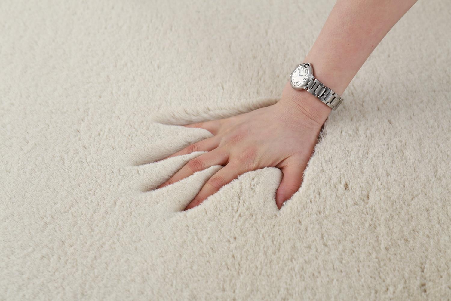 Covor Heinner Shaggy soft blanita Crem 50x90 cm