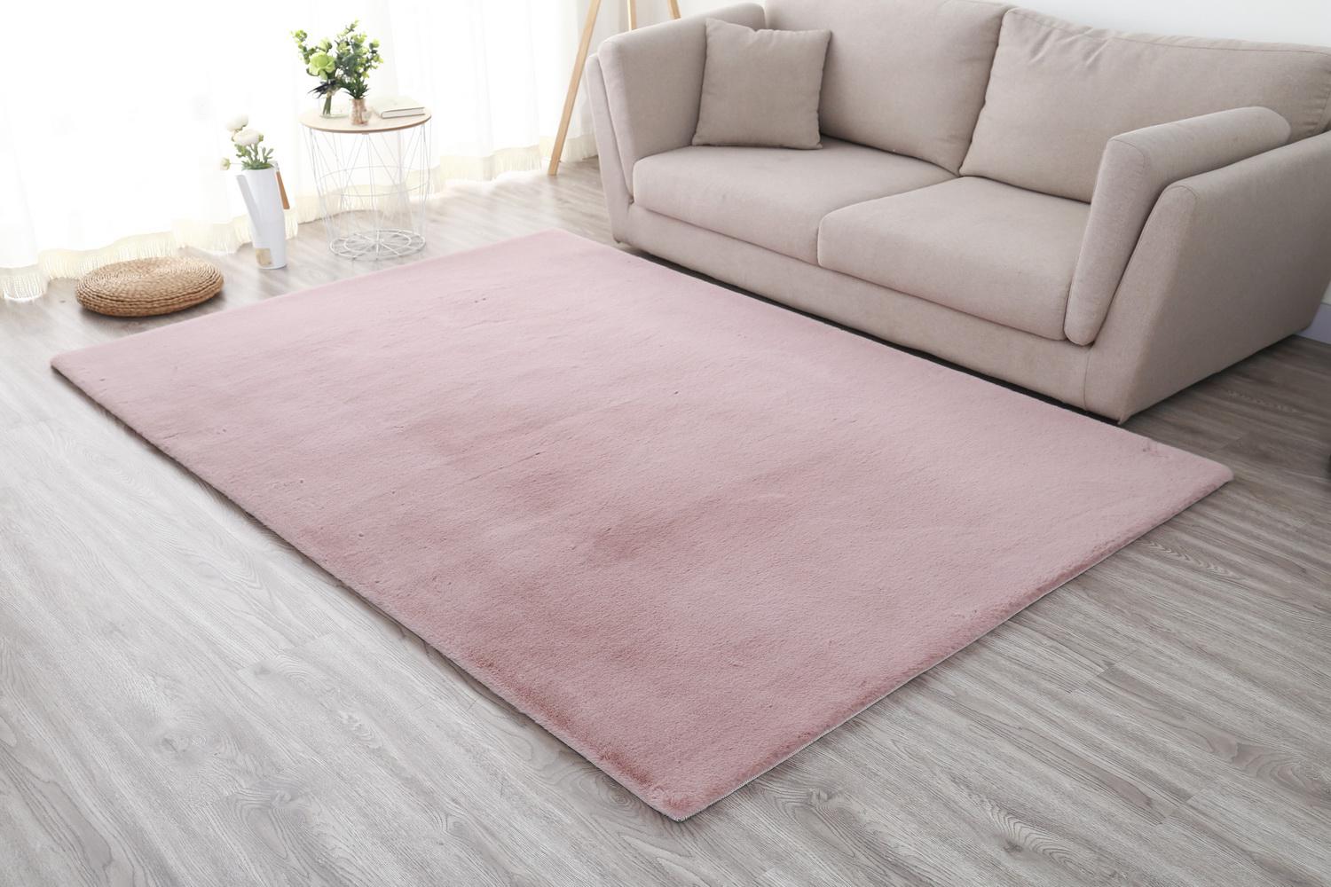 Covor Heinner Shaggy soft blanita Roz Pudra  70x140 cm