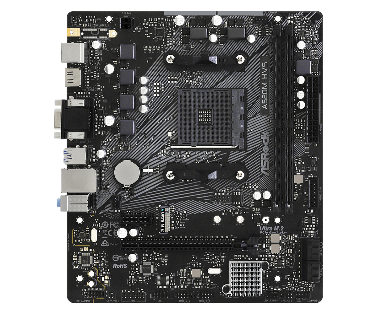 Placa de baza ASRock A520M-HVS