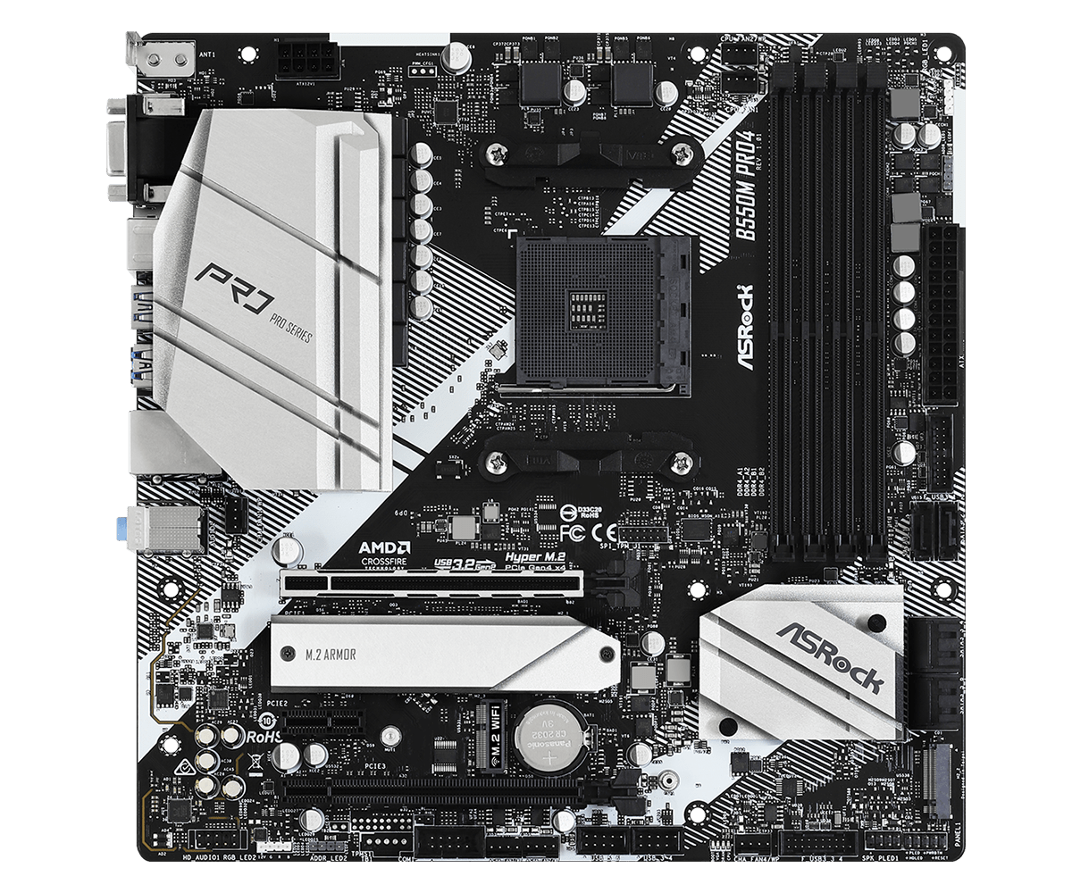 Placa de baza ASRock B550M PRO4