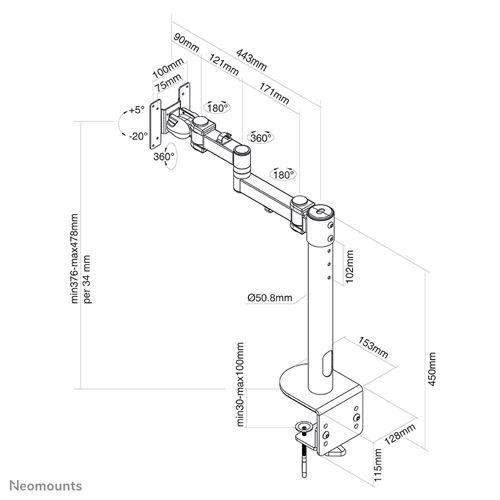 Neomounts by Newstar FPMA-D960BLACKPLUS