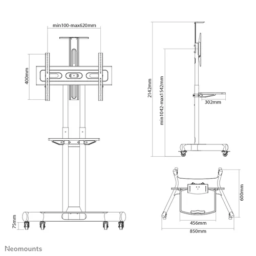 Neomounts by Newstar NM-M1700BLACK