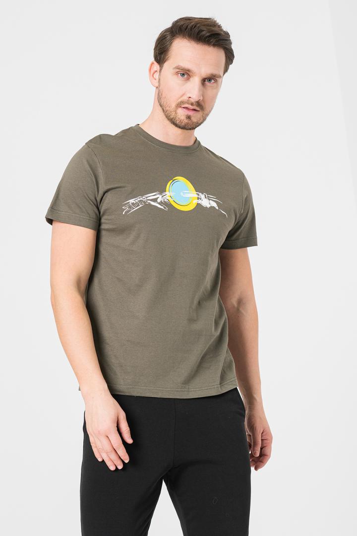 TRICOU CASUAL MANA BICICLETA BARBATI CASTOR GRAY-XL