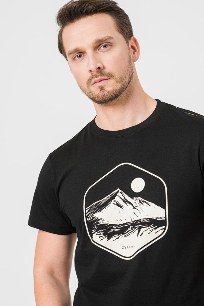 TRICOU CASUAL MOLDOVEANU BARBATI BLACK-M