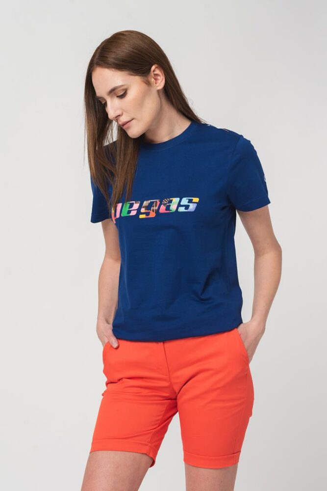 TRICOU  LOGO MULTICOLOR FEMEI  ROYAL BLUE-XL