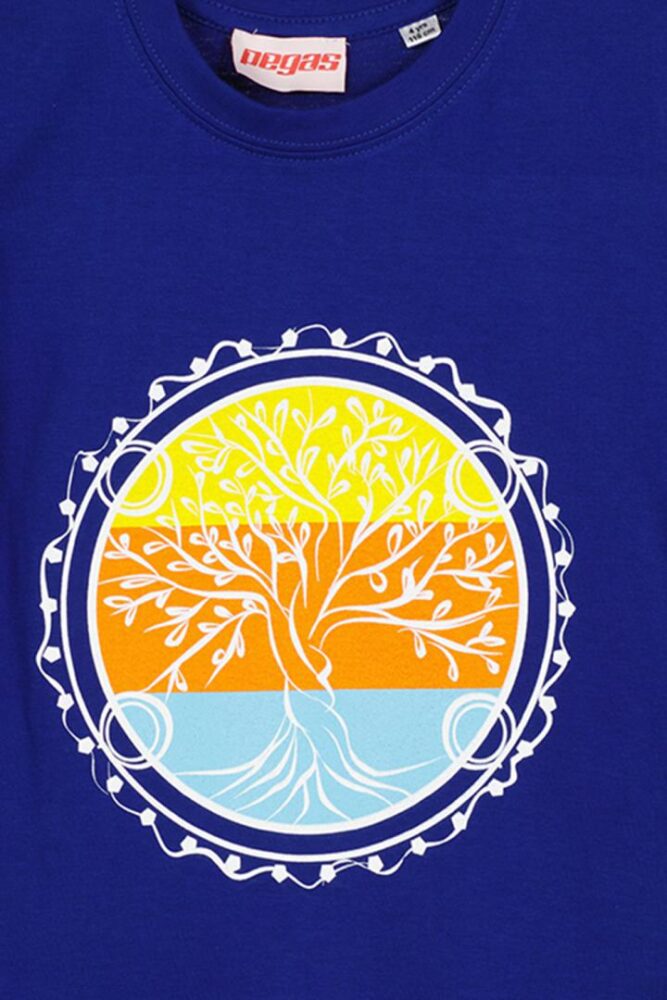 TRICOU  ROATA FAMILIE COPII   ROYAL BLUE-4