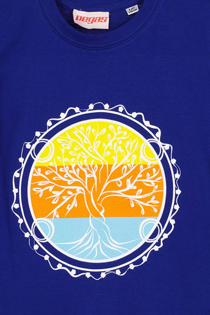 TRICOU  ROATA FAMILIE COPII   ROYAL BLUE-8