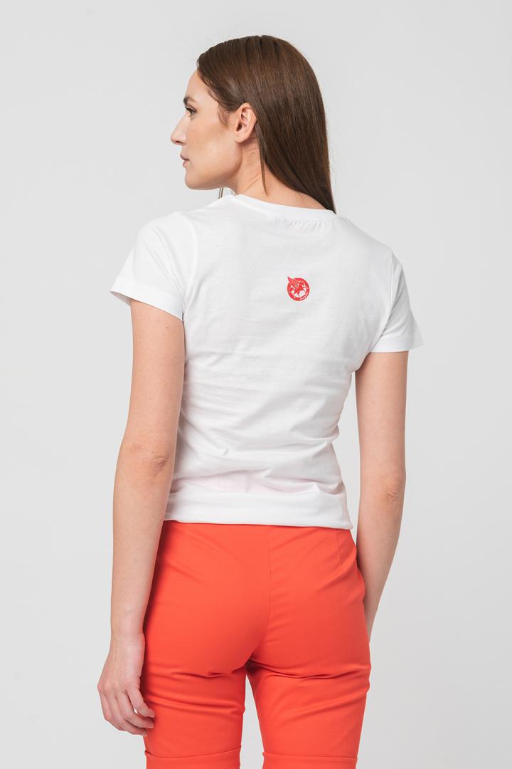 TSHIRT CASUAL F DOAMNA CU... WHITE-XS