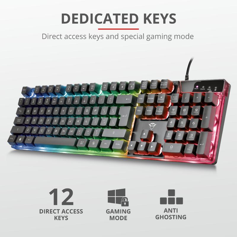 Tastatura Trust GXT 835 Azor