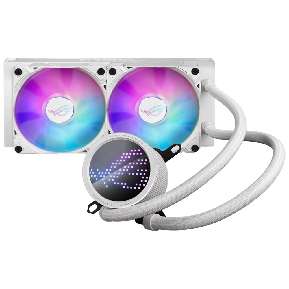 Cooler Asus ROG RYUO III 240AW, Racire lichida, pompa Asetek generatia 8, LED Display, Ventilator ARGB