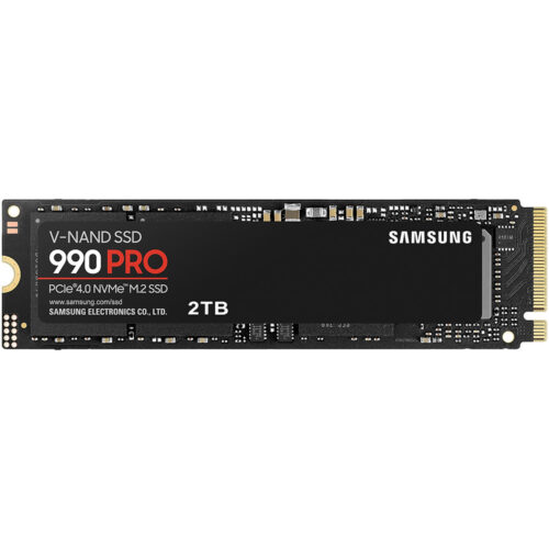 SSD Samsung 990 PRO, 2TB, PCIe Gen 4.0 x4, NVMe, M.2., MZ-V9P2T0BW