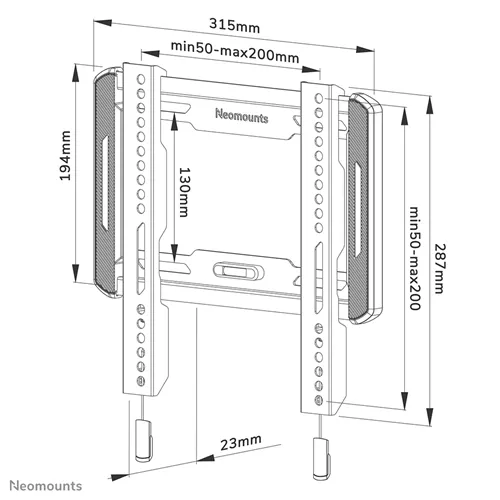 Neomounts by Newstar WL30-550BL12