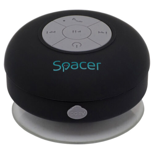 Boxa Portabila Spacer Ducky, 3W, Bluetooth, USB, Microfon, Negru, SPB-DUCKY-BK