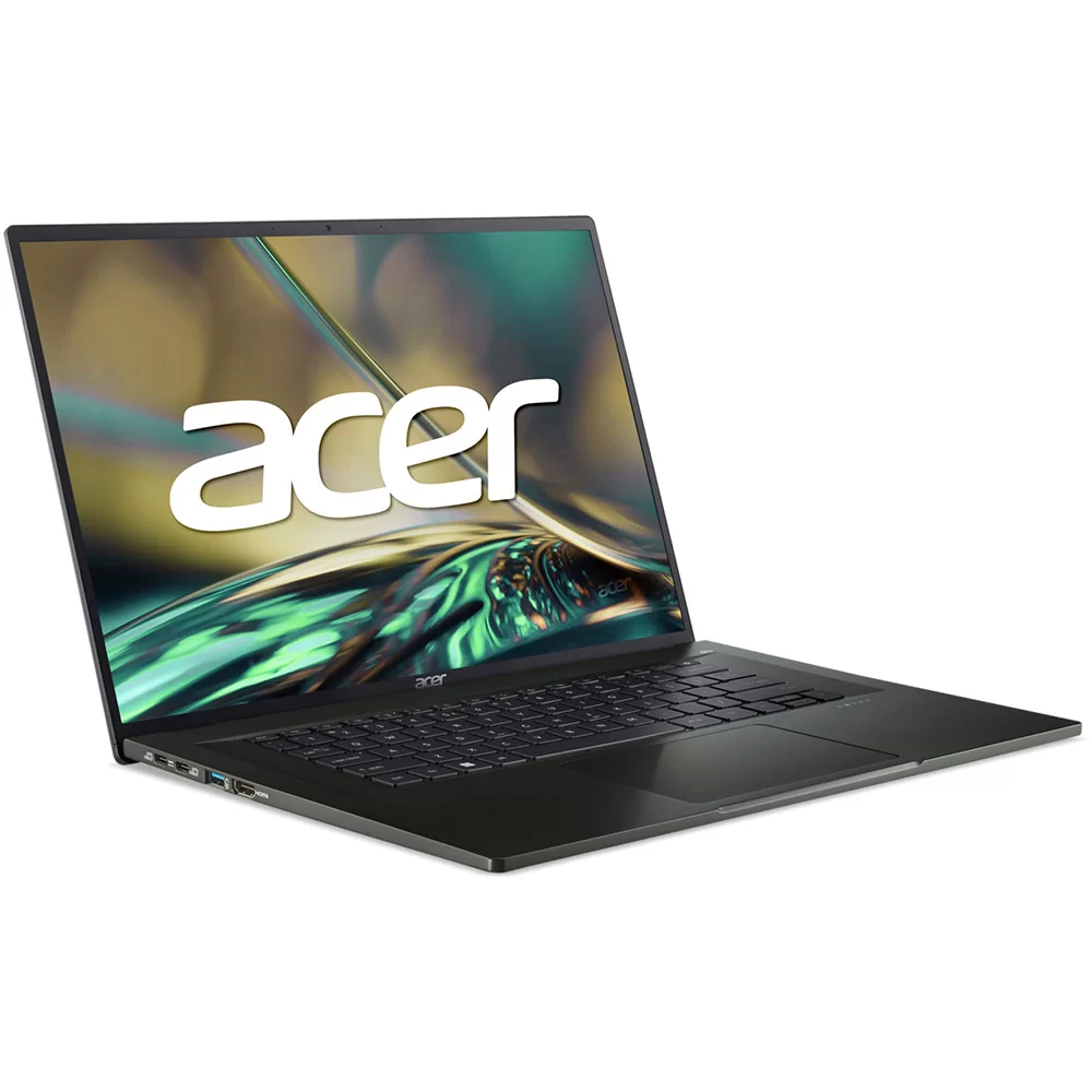 Laptop Acer Swift Edge SFA16-41, AMD Ryzen 7 6800U, 16 inch, OLED, 16GB RAM, 1TB SSD, AMD Radeon Graphics, Windows 11 Home, Negru, NX.KAAEX.007