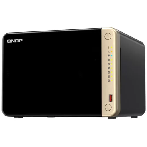 NAS QNAP 664 6-Bay, Intel Celeron N5105/N5095, 8GB RAM, HDD, SATA 6Gbps, PCIe, SSD, USB, TS-664-8G